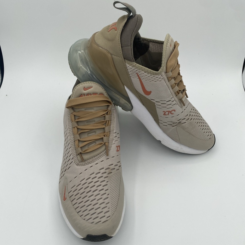 Nike Air Max 270 Mens 10.5 Cream And Rust Oxide Color